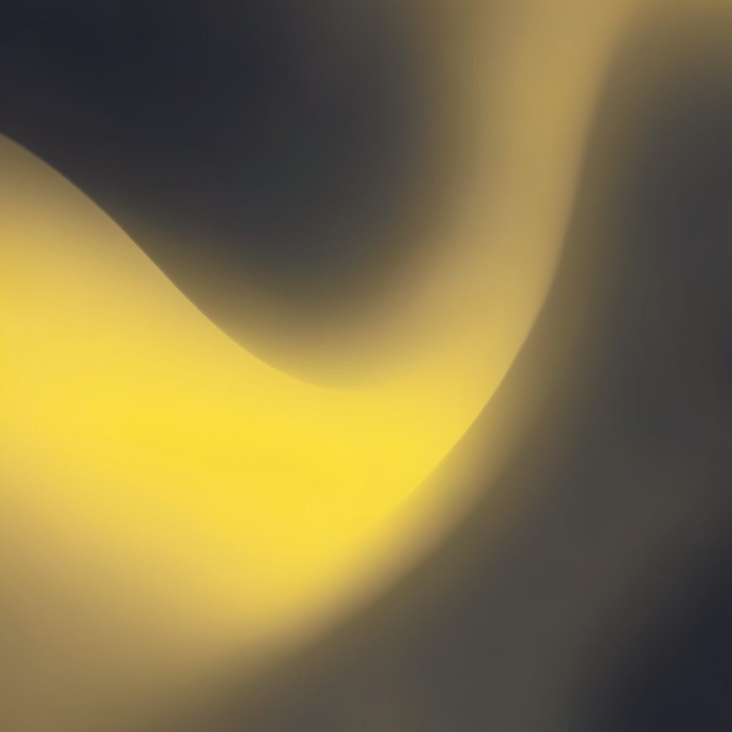 Abstract gradient composition in soft charcoal and warm gold tones, smooth flowing transitions with no figures