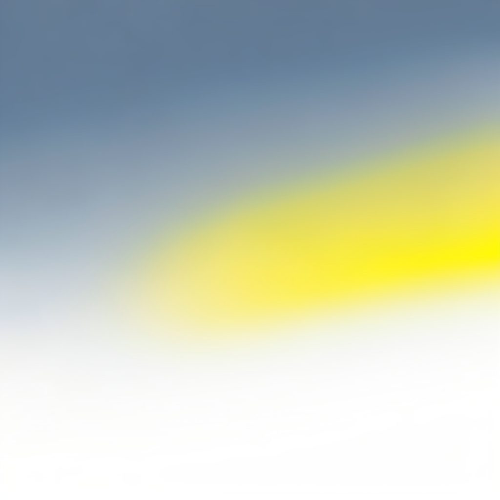 Abstract gradient composition in muted slate blue and off-white, smooth horizontal blend with no figures