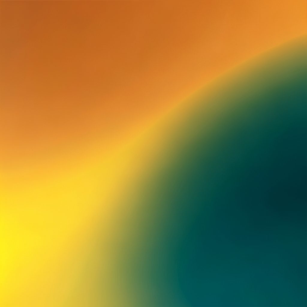 Abstract gradient composition in warm amber and deep teal tones, smooth flowing transitions